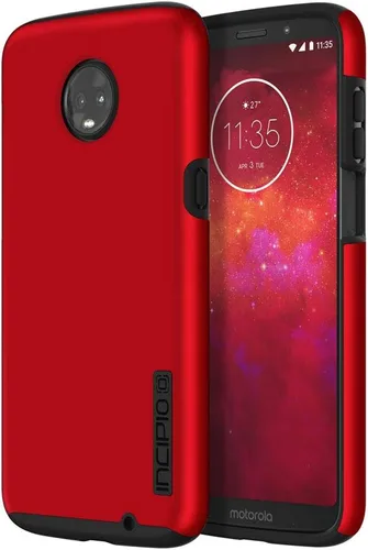 Vista 3 de Incipio DualPro MT-454-RBK - Funda para Motorola Moto Z3 Play (rojo/negro)