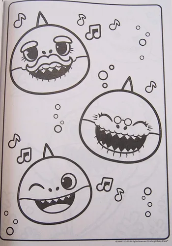 Vista 2 de Coloring Books Pinkfong Baby Shark - Libro jumbo (80 páginas)