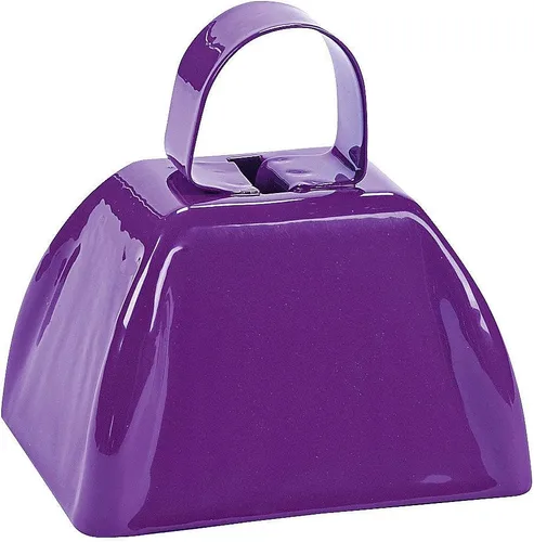 Vista 4 de Fun Express Cencerros azules de color liso, esenciales para eventos deportivos, eventos escolares, reuniones y fiestas, perfectos para celebraciones