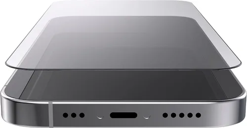 Vista 8 de Speck Productos Shieldview Protector de pantalla de cristal para iPhone 14 Pro, modelo de 6.1", transparente Claro