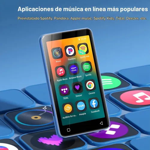 Vista 2 de innioasis G1 - Reproductor de MP3 para niños con Bluetooth, WiFi, reproductor MP4 Android de 80 GB, pantalla táctil completa de 4 pulgadas