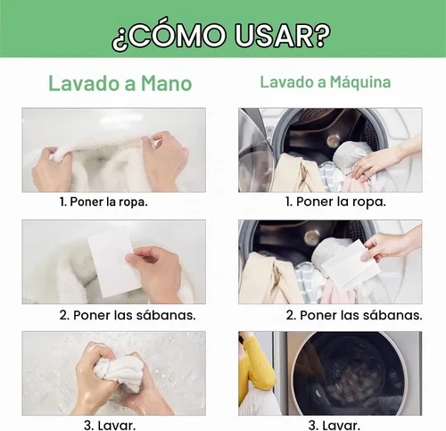 Vista 4 de Poesie Hojas de detergente para ropa sucia, sin plástico, portátil, biodegradable, dos fragancias, 320 hojas, cero residuos para el hogar