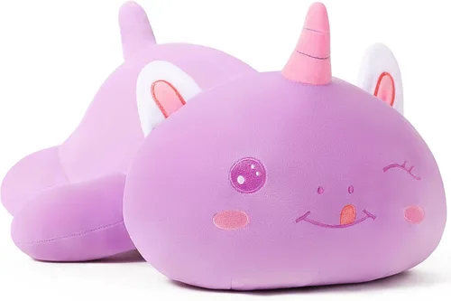 Vista 8 de SNOWOLF Almohada de Peluche de Ajolote Negro Lindo y Suave Animal de Peluche Axolotl Juguete de Peluche Kawaii Gran Regalo para Niños, 12