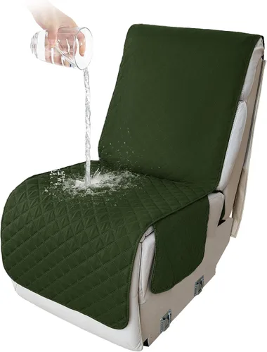 Vista 170 de HDCAXKJ Fundas de sofá seccional reclinable 100% impermeable, forma de L, funda de sofá reclinable lavable acolchada suave para mascotas, perro