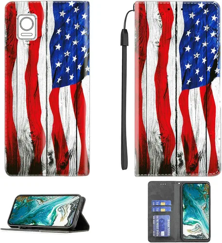 Vista 155 de Aroepurt Funda para UMIDIGI G1 Plus compatible con UMIDIGI G1 Plus Funda para teléfono Funda de piel sintética con función atril magnética CPT15