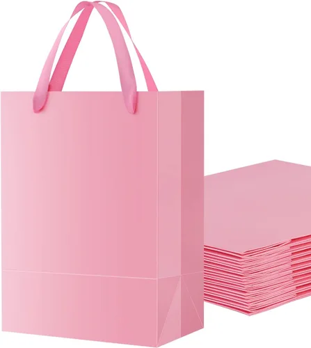 Vista 7 de 12 bolsas de regalo grandes de 10 x 5 x 13 pulgadas, bolsas de regalo grandes de color negro mate con asas para todas las ocasiones