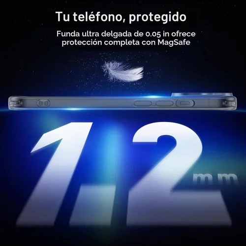 Vista 2 de ESR Funda para iPhone 13 Pro, Compatible con MagSafe, Protección de Grado Militar, Resiste el Amarillamiento y los Arañazos, Funda Magnética