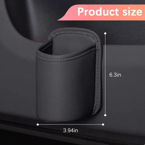 Vista 2 de Portavasos grande para puerta de automóvil, clip en el asiento del vehículo, soporte para bebidas colgante lateral, organizador de botellas de agua