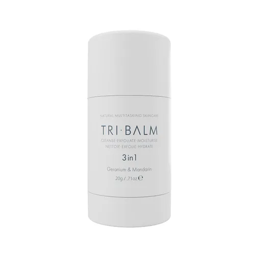 Vista 2 de FORMULAE PRESCOTT Tri-Balm Stick 3 en 1 Bálsamo Facial 0.71 oz Limpiador facial, exfoliante facial e hidratante facial Cuidado de la piel