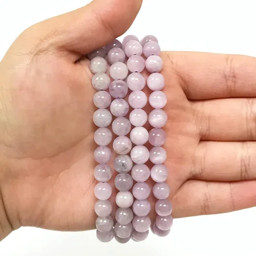 Vista 584 de Gem Avenue Handmade Round Bead Stretch Bracelet Unisex Natural Stone Beaded Jewelry for Men & Women, Elastic Wristband for Daily Wear