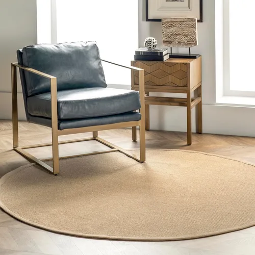 Vista 12 de nuLOOM Orsay - Alfombra casual de sisal, 2 pies 6 pulgadas x 14 pies, marrón