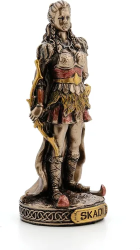 Vista 3 de Veronese Design Norse Gods - Figura en miniatura (Skadi, Bronce)
