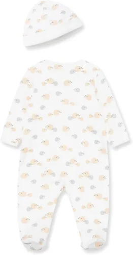 Vista 2 de Little Me Pijama unisex de 2 piezas para bebé, 100% algodón, sin arañazos, etiqueta