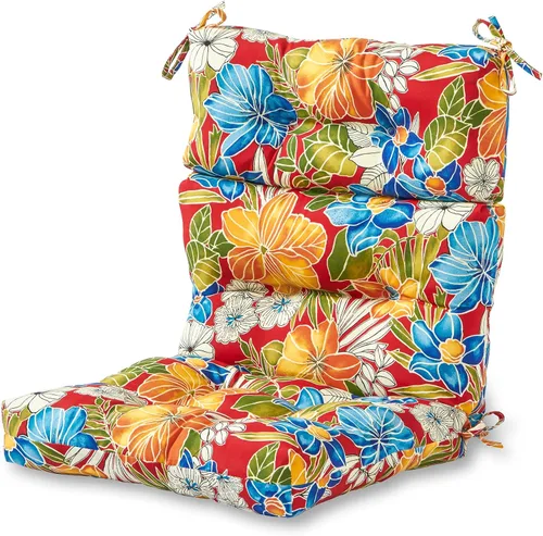 Vista 16 de Greendale Home Fashions Adobe Stripe - Cojín para silla de respaldo alto para exteriores (44 x 22 pulgadas)