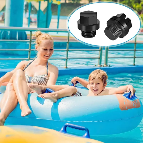 Vista 5 de 10 piezas Spx1700fg - Filtros de bomba de repuesto para piscina con junta de repuesto para bomba de drenaje de piscina, enchufe de tubo negro