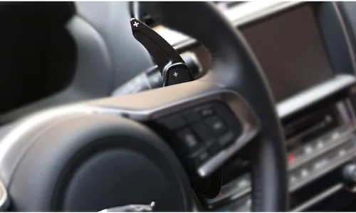 Vista 3 de Extensión de palanca de cambios para volante para accesorios Land Rover, para Range Rover Evoque Velar Discovery Jaguar F-Pace E-Pace XE XF XJ XJ
