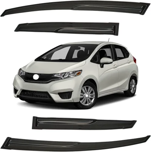 Vista 84 de Viseras para ventanas para Mazda 3 Sedán 4 puertas 2004 2005 2006 2007 2008 2009 estilo JDM Mugen, deflector de viento, protector solar y de lluvia