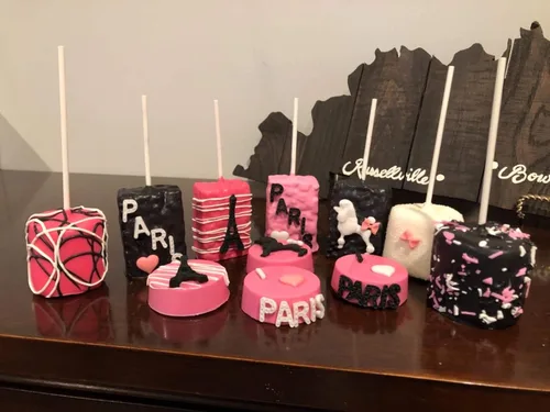 Vista 7 de Juego de 2 moldes para fondant de silicona con texto en inglés "I Love Paris", de Torre Eiffel, para pasteles, cupcakes, dulces, decoración, azúcar