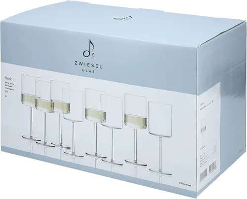 Vista 5 de Schott Zwiesel Zwiesel Glas Tritan Modo Collection Copa de vino blanco, 13.5 onzas, compra 6, obtén 8