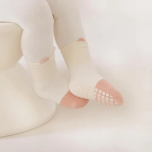 Vista 7 de VWU Calcetines de algodón unisex para bebés de 0 a 5 años Paquete de 6 bloques