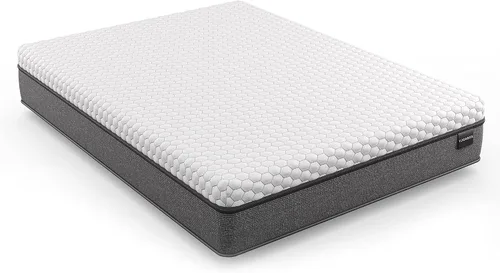 Vista 4 de Yogabed Colchón híbrido fresco (12 pulgadas) duerme fresco y cómodo toda la noche, espuma viscoelástica con infusión de cobre, sistema de bobina