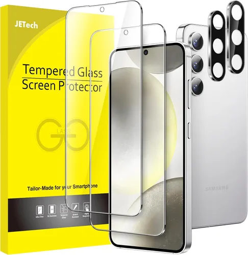 Vista 14 de JETech - Protector de pantalla para Samsung Galaxy S20 FE de 6.5 pulgadas con protector de lente de cámara, película de vidrio templado, compatible