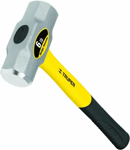 Vista 9 de Truper 30926 Martillo de ingeniero de 3 libras, mango de fibra de vidrio, 16 pulgadas