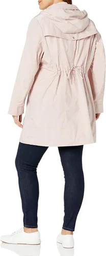 Vista 2 de Cole Haan Chaqueta impermeable con capucha y lazo para mujer