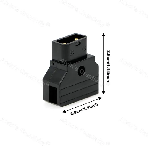 Vista 2 de Alvins D-tap P-tap - Conector macho para montaje en V Batería V-Lock Batería de cámara DSLR Anton (1 unidad, macho)