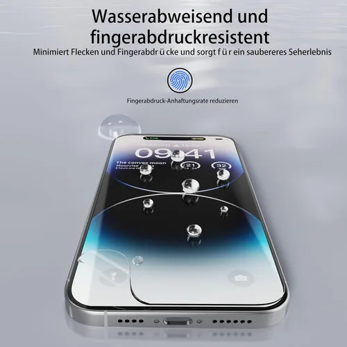 Vista 5 de Paquete de 3 protectores de pantalla de TPU para Samsung Galaxy Note10 + / Note 10 Plus, desbloqueo de huellas dactilares, transparente HD