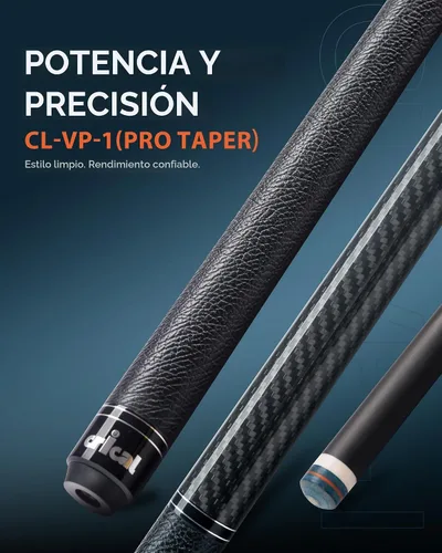 Vista 8 de CRICAL Pro Taper Carbon Fiber Pool Cue, Low Deflection Billiards Cue Stick