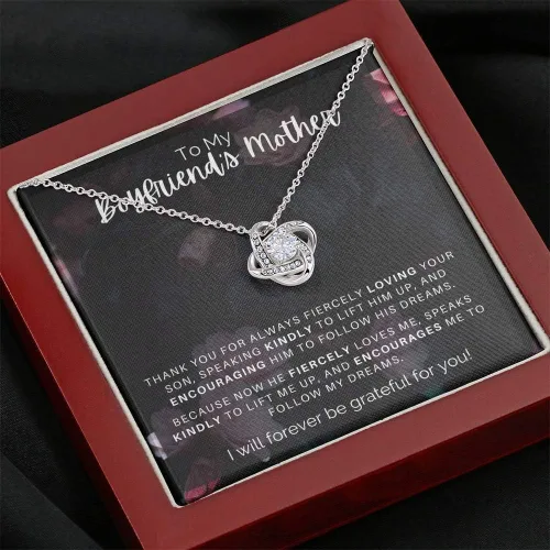 Vista 4 de Collar con caja de regalo para mamá de mi novio 54