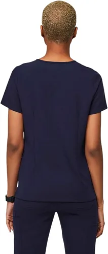 Vista 5 de FIGS Casma Scrub Tops para mujer ajuste clásico 3 bolsillos elástico en cuatro direcciones antiarrugas para mujer