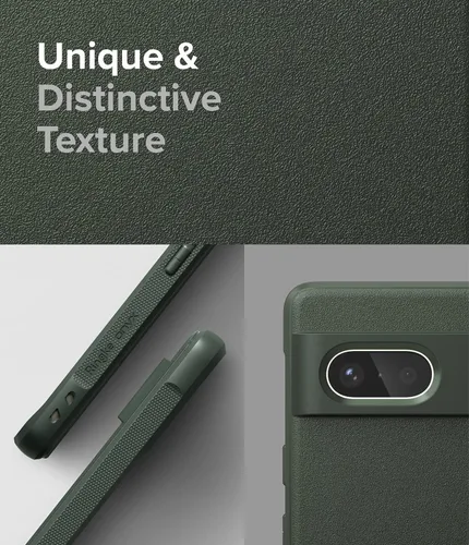 Vista 6 de Ringke Onyx - Funda compatible con Google Pixel 7 [verde oscuro] + funda delgada compatible con Google Pixel Watch [transparente + negro]