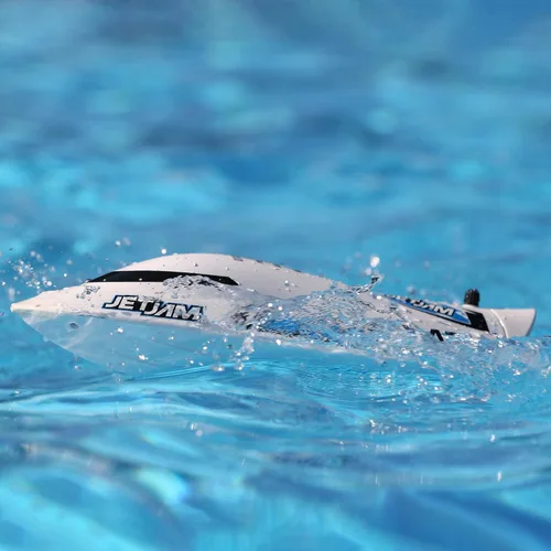 Vista 14 de Horizon Hobby Pro Boat RC Jet Jam V2 - Pilas de 12 pulgadas para transmisor no incluido, naranja PRB08031V2T1 Blanco