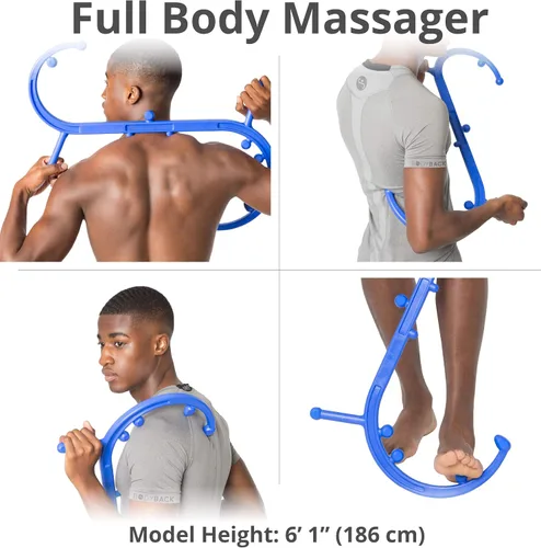 Vista 3 de Body Back Buddy - Elegible por la FSA fabricado en Estados Unidos, paquete clásico y pequeño, herramienta de masaje de punto de activación de cuerpo