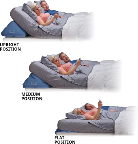 Vista 5 de Contour Mattress Genie - Cuña inflable Tamaño King, portátil, convierte cualquier cama en una alternativa de alquiler de cama de hospital