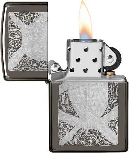 Vista 3 de Zippo John Smith - Encendedor de bolsillo con diseño de búho Gumbula