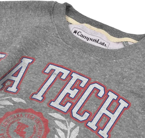 Vista 2 de Campus Lab Collegiate Classic Alumni Seal - Sudadera unisex para adultos, diseño ajustado con cuello redondo