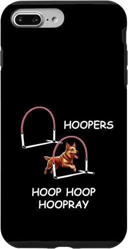 Vista 9 de iPhone 15 Dog Agility Dog Hoopers - Aussie Heeler - Hoop Hoop Hoopray Case