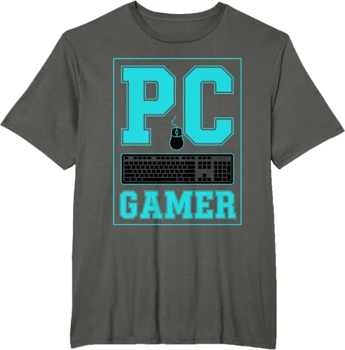 Vista 5 de PC Gamer Gaming Teclado Ratón Esports Computer Fan Camiseta