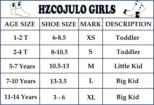 Vista 2 de Medias de algodón para niñas pequeñas y grandes, 5 pares