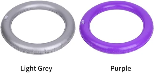 Vista 7 de Base de pelota de yoga, anillo fijo redondo de PVC antideslizante estable, pelota de fitness para gimnasio en casa, oficina, mejora el dolor