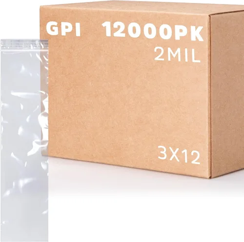 Vista 16 de Bolsas con cremallera de 1 pulgada x 8 pulgadas de largo, paquete de 12000