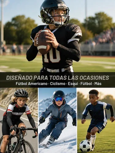 Vista 8 de TELALEO Boys Youth Compression Shirt Long Sleeve Football Undershirt
