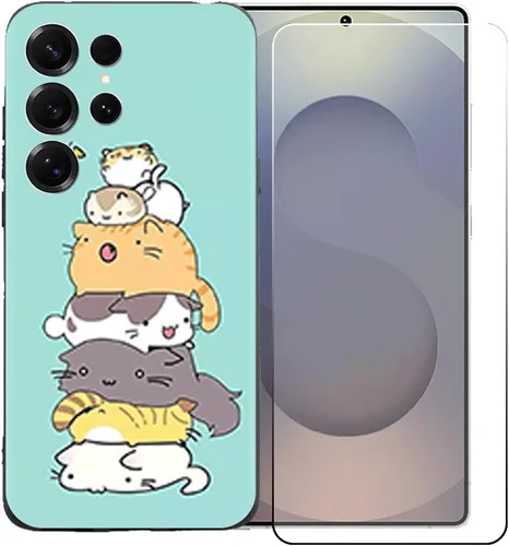 Vista 11 de OYLLM10 - Funda de TPU para Echoamo C25 Ultra + HD de vidrio templado, carcasa de silicona para parachoques trasero, 9 dureza, antiarañazos