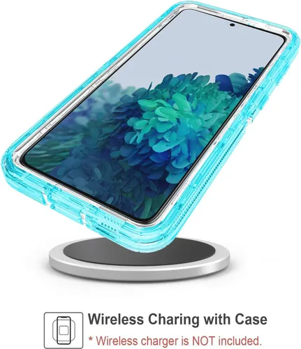 Vista 6 de Funda para Samsung Galaxy S20 Plus, probada contra caídas militares 3 en 1, funda protectora de cuerpo completo, armadura resistente, a prueba