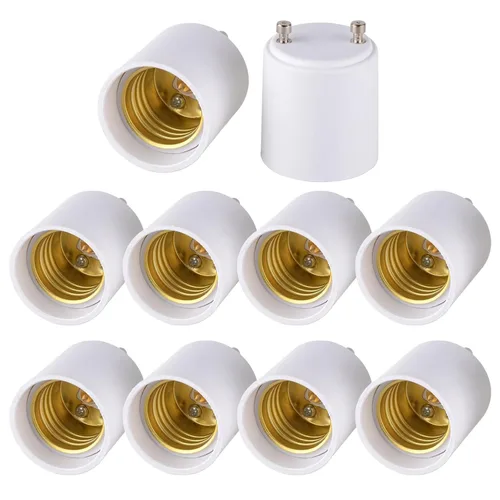 Vista 13 de Onite Adaptador GU24 a E26, Convertidor de Enchufe Resistente al Calor de 600W 320°F, Base de Bombilla GU24 de Alta Potencia a Enchufe Medio