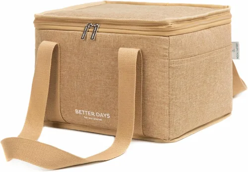 Vista 15 de Nook Theory Bolsa de comestibles reutilizable con aislamiento, a prueba de fugas, bolsa enfriadora grande