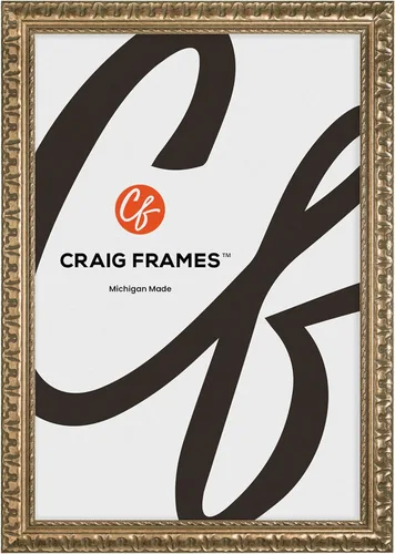 Vista 12 de Craig Frames Bravado Marco de fotos de bronce antiguo adornado, 4 x 6 pulgadas